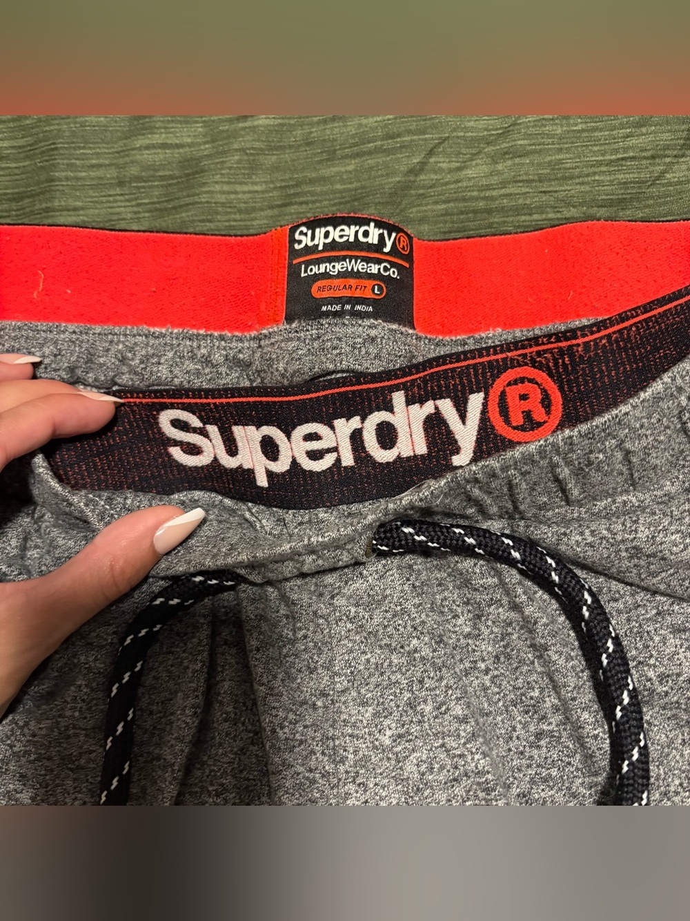 Superdry Men’s Straight Leg drawstring sweatpants